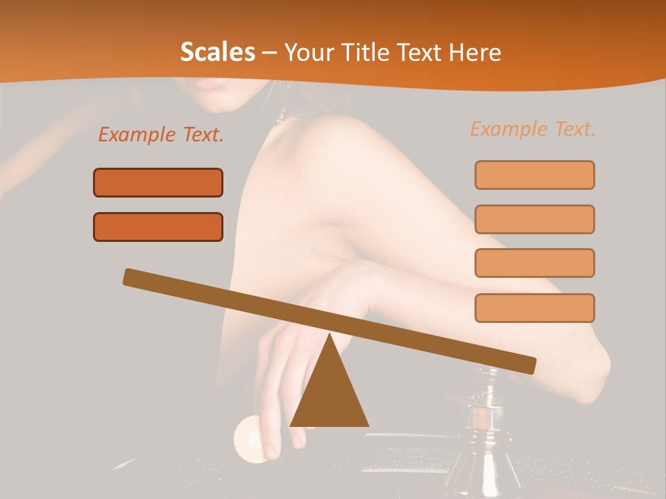 Adult Female Money PowerPoint Template