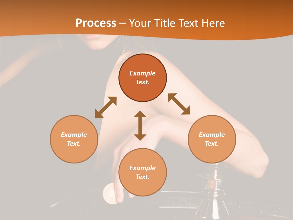 Adult Female Money PowerPoint Template