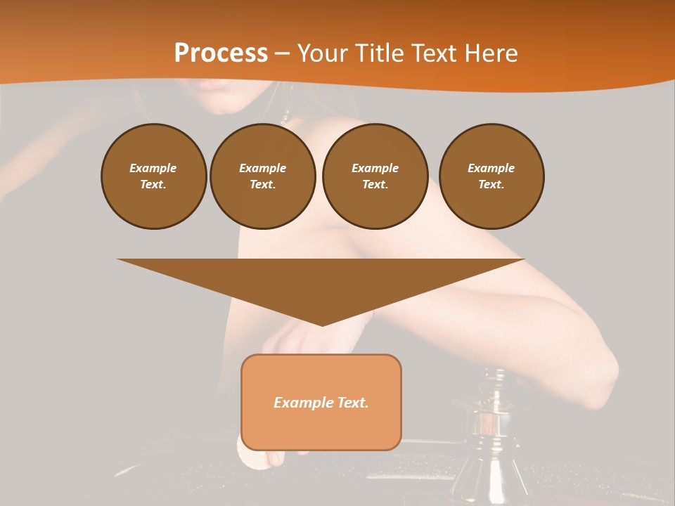 Adult Female Money PowerPoint Template