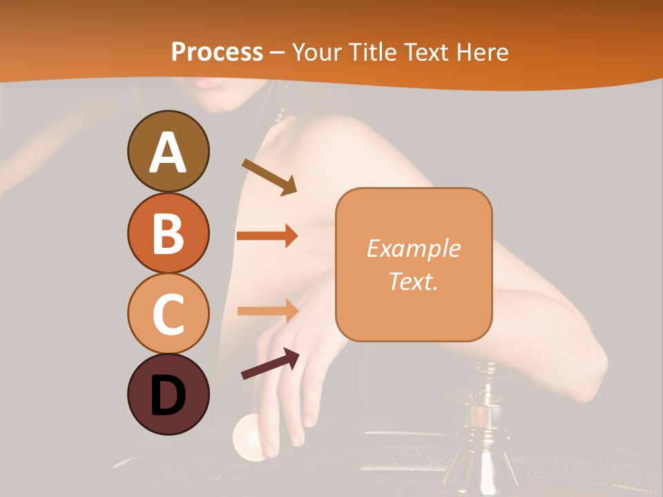 Adult Female Money PowerPoint Template