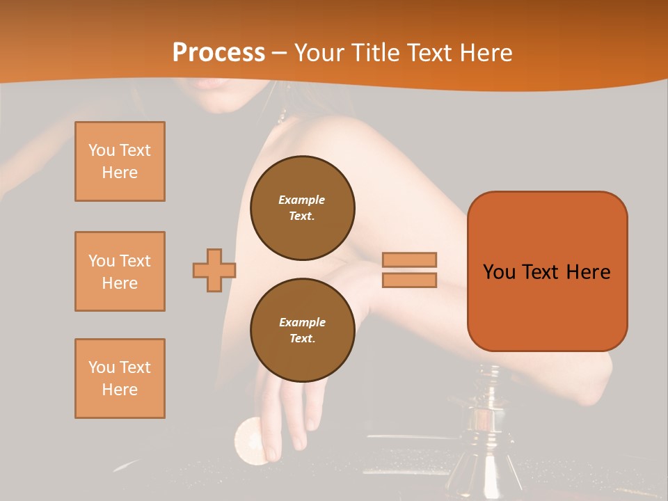 Adult Female Money PowerPoint Template