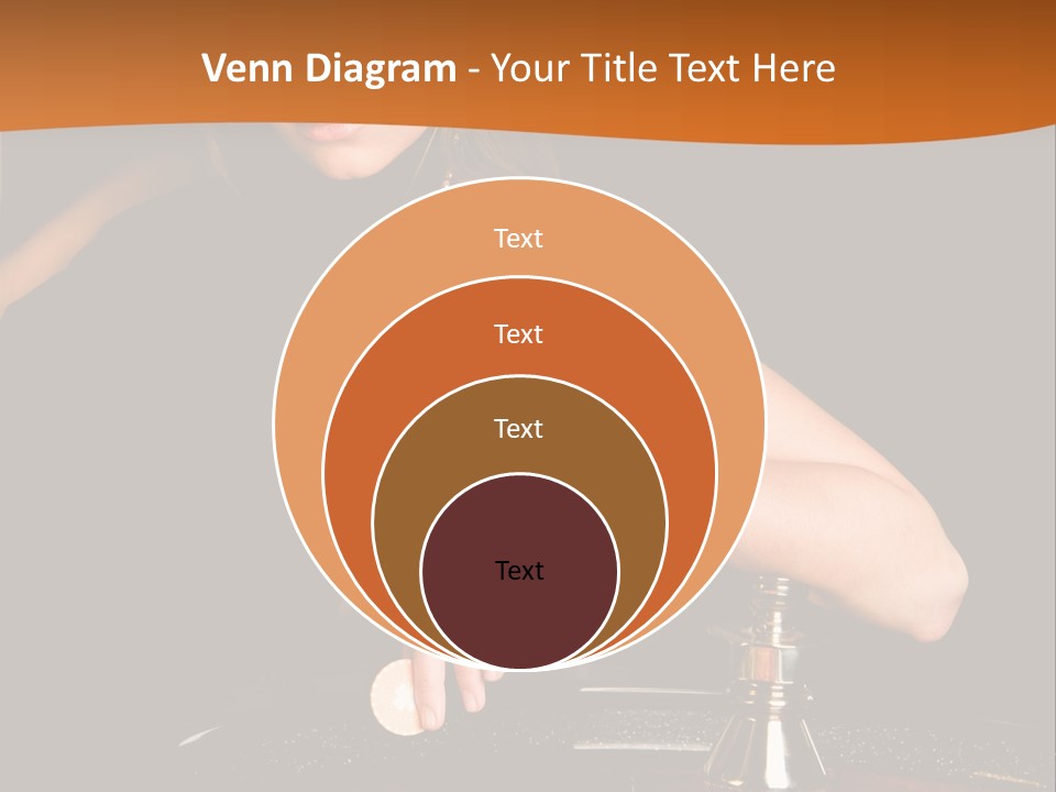Adult Female Money PowerPoint Template