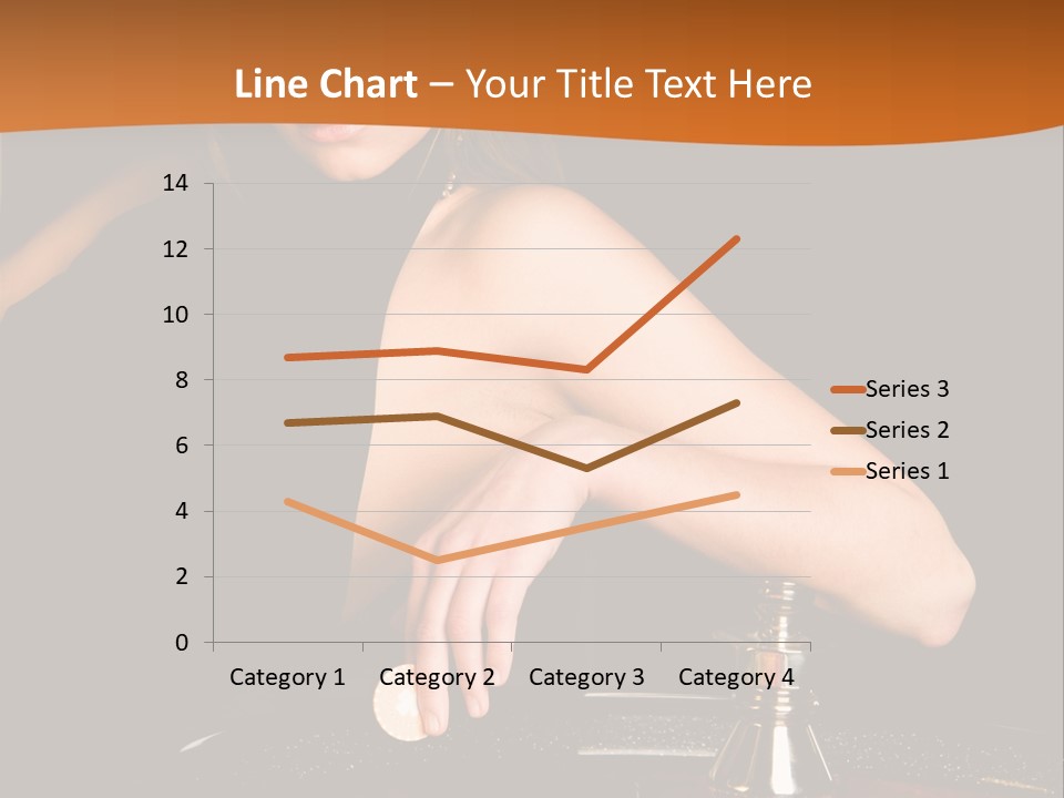 Adult Female Money PowerPoint Template