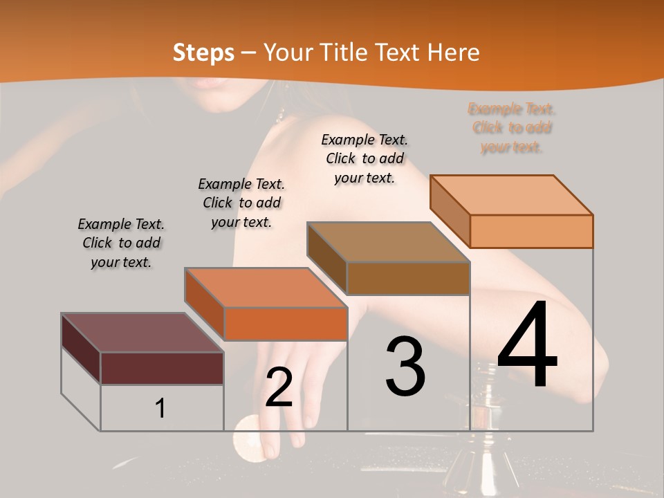 Adult Female Money PowerPoint Template