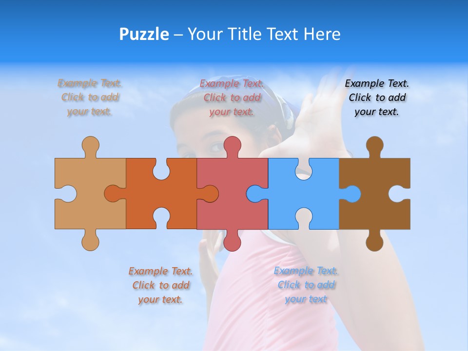 Active Beauty Cheerful PowerPoint Template