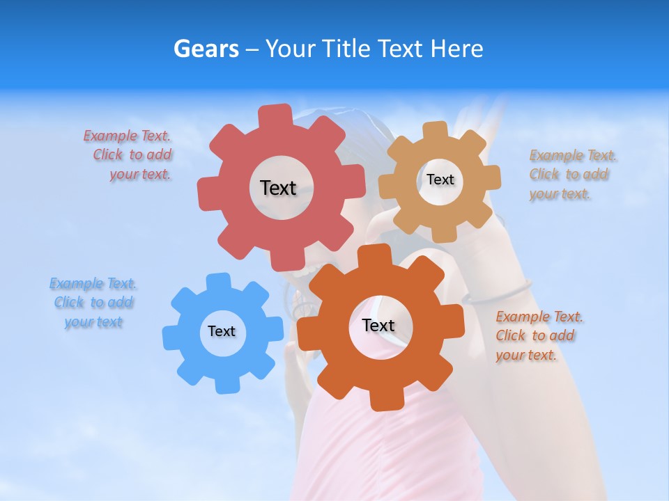 Active Beauty Cheerful PowerPoint Template