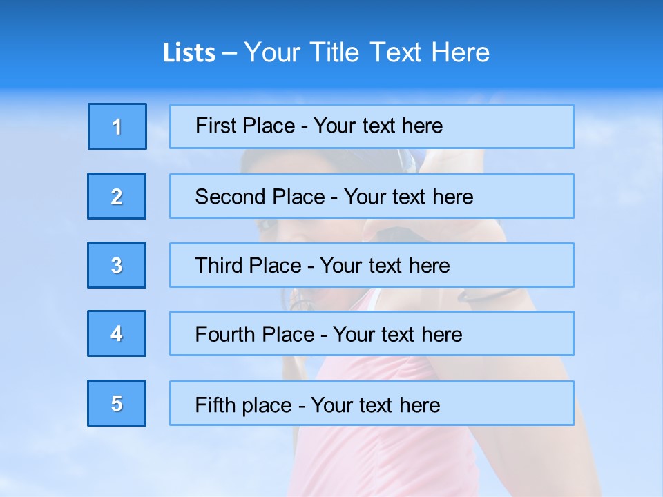 Active Beauty Cheerful PowerPoint Template