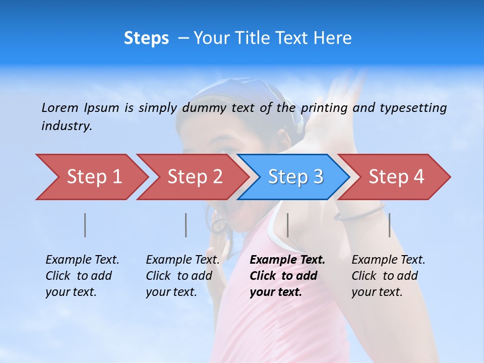 Active Beauty Cheerful PowerPoint Template
