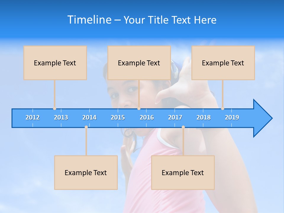 Active Beauty Cheerful PowerPoint Template