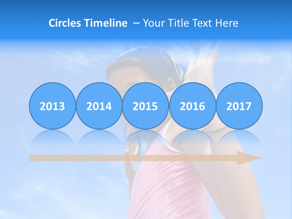 Active Beauty Cheerful PowerPoint Template