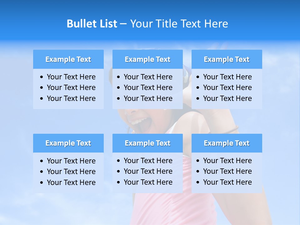 Active Beauty Cheerful PowerPoint Template