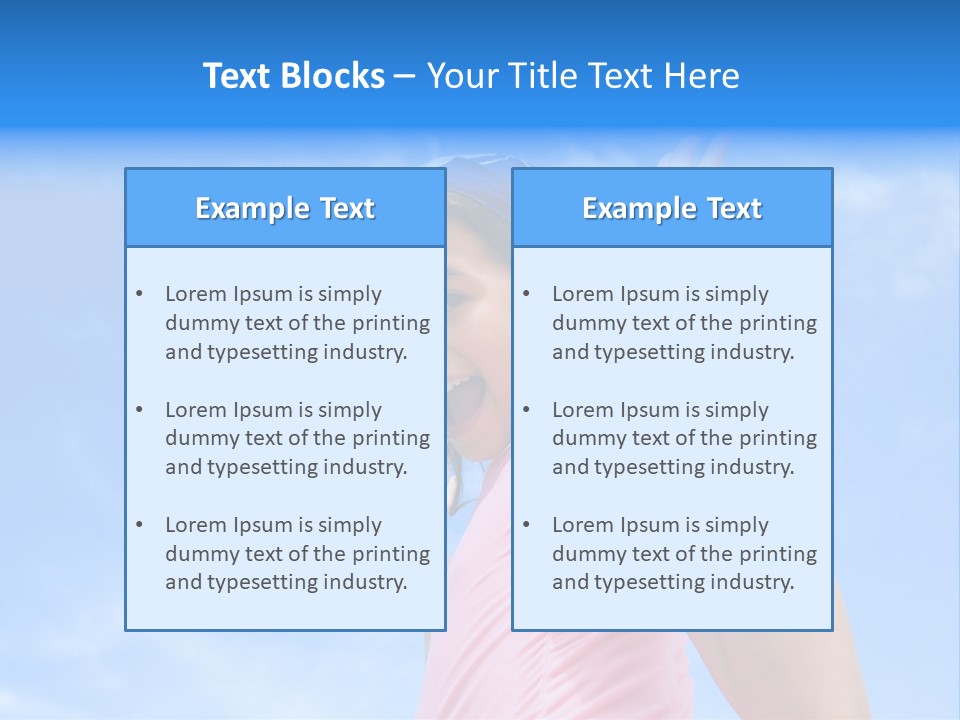 Active Beauty Cheerful PowerPoint Template