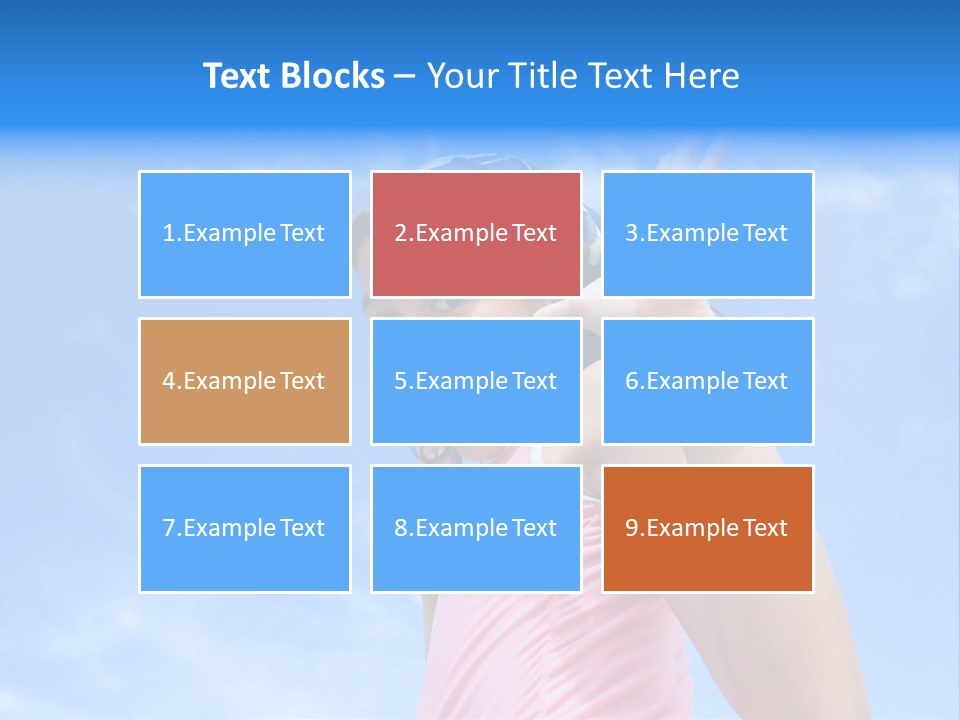 Active Beauty Cheerful PowerPoint Template