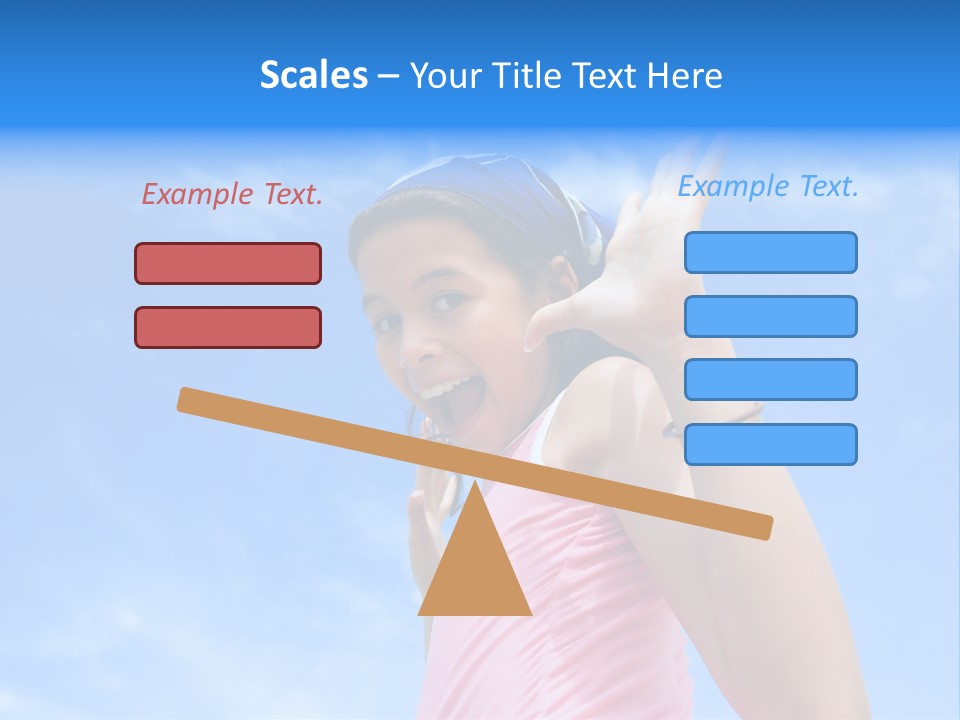 Active Beauty Cheerful PowerPoint Template