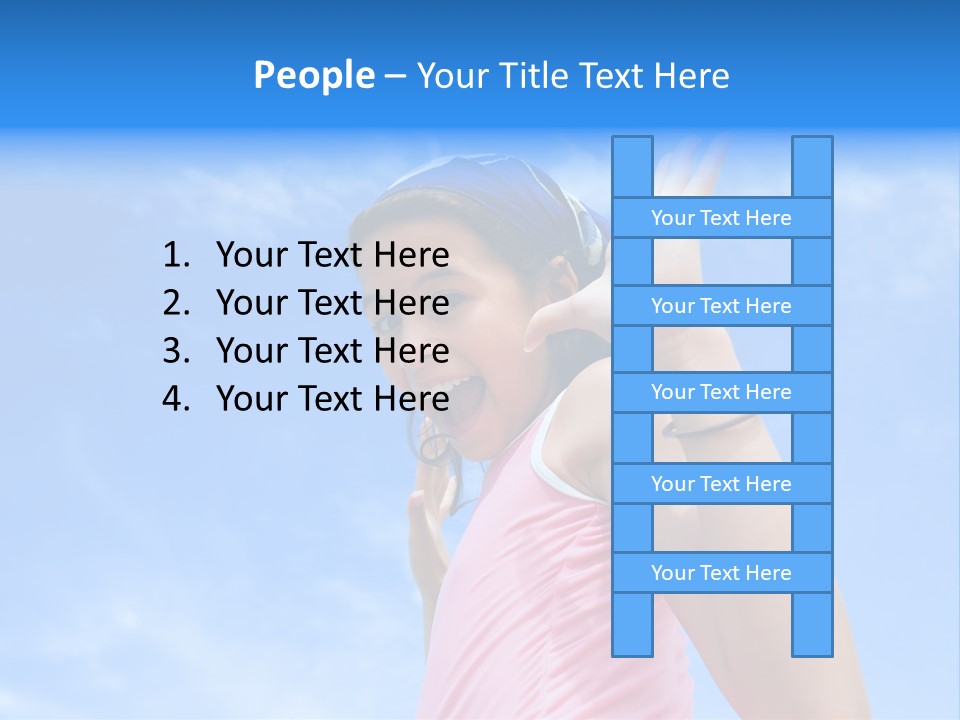 Active Beauty Cheerful PowerPoint Template