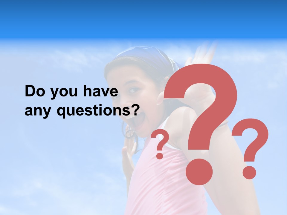 Active Beauty Cheerful PowerPoint Template