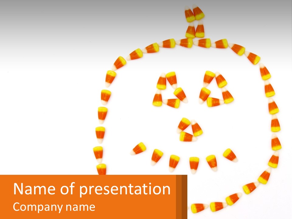 October Orange Halloween PowerPoint Template