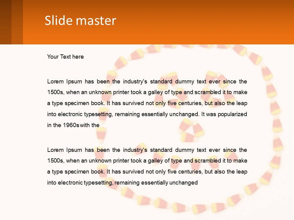 October Orange Halloween PowerPoint Template