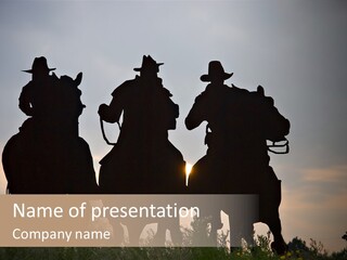 Sunrise Hat Sunset PowerPoint Template