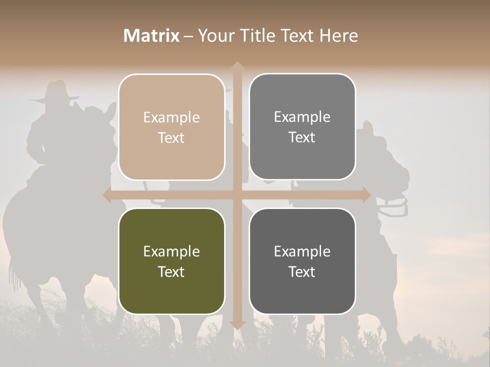 Sunrise Hat Sunset PowerPoint Template