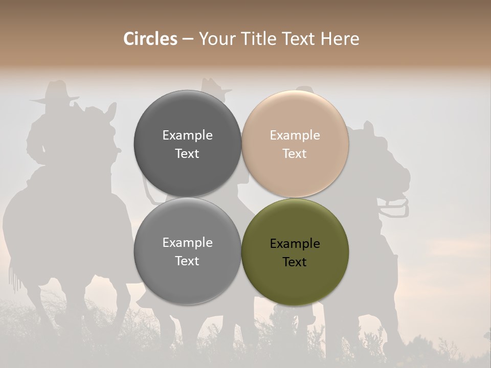 Sunrise Hat Sunset PowerPoint Template