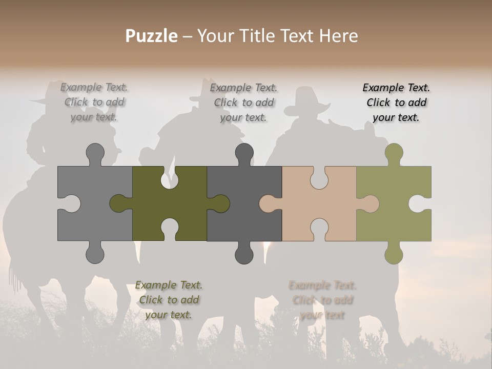 Sunrise Hat Sunset PowerPoint Template