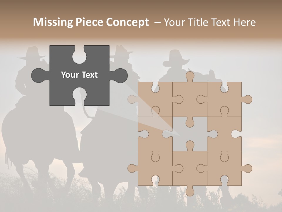 Sunrise Hat Sunset PowerPoint Template