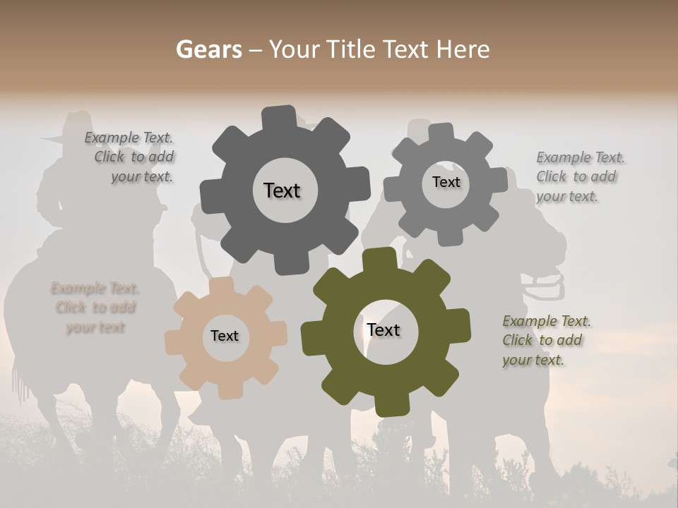 Sunrise Hat Sunset PowerPoint Template