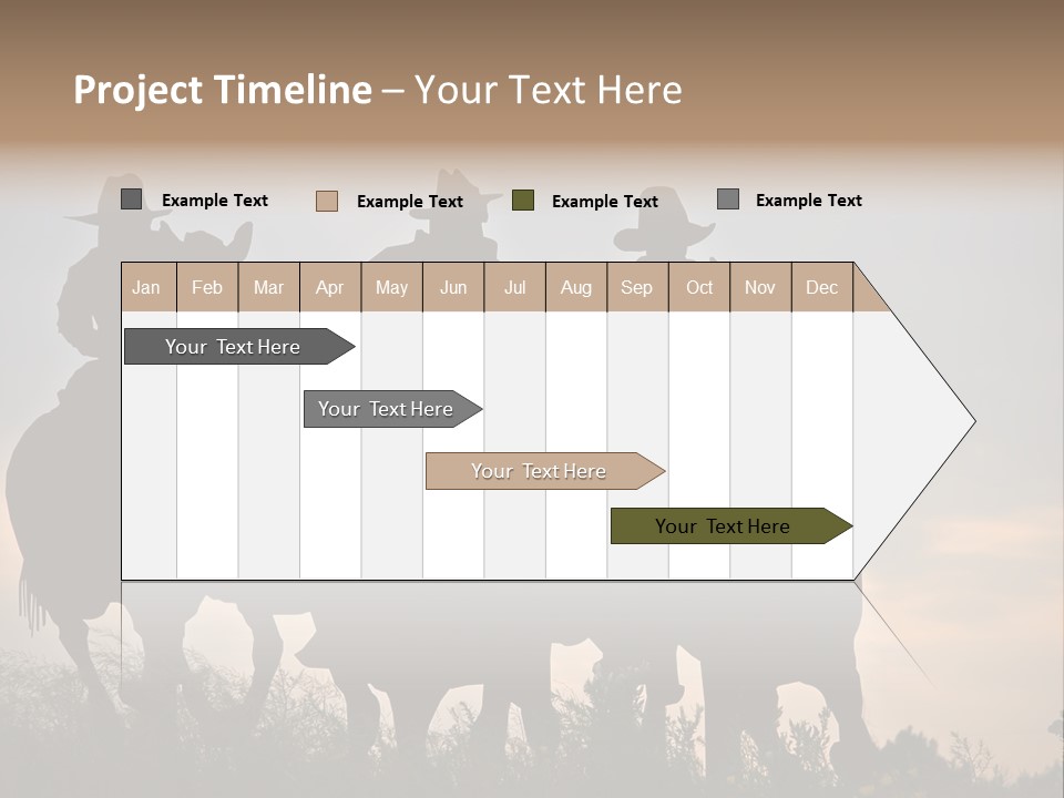 Sunrise Hat Sunset PowerPoint Template