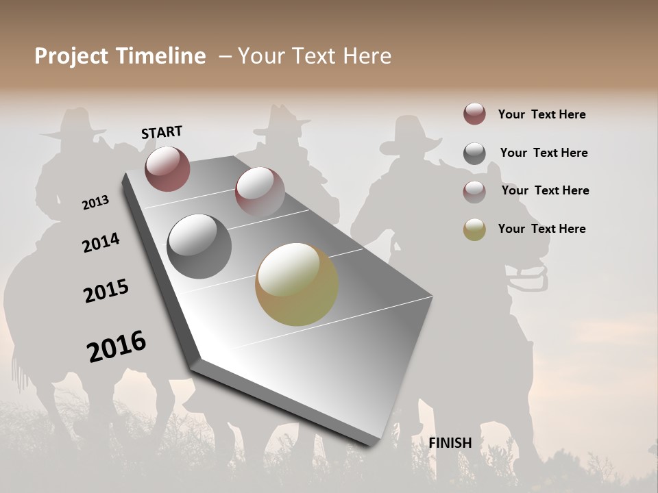 Sunrise Hat Sunset PowerPoint Template