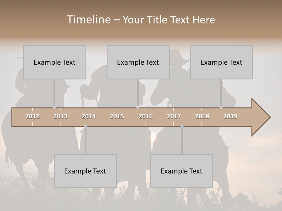 Sunrise Hat Sunset PowerPoint Template