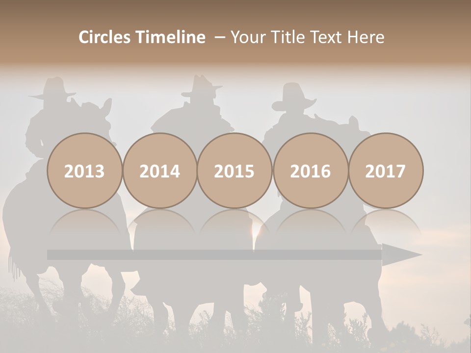 Sunrise Hat Sunset PowerPoint Template