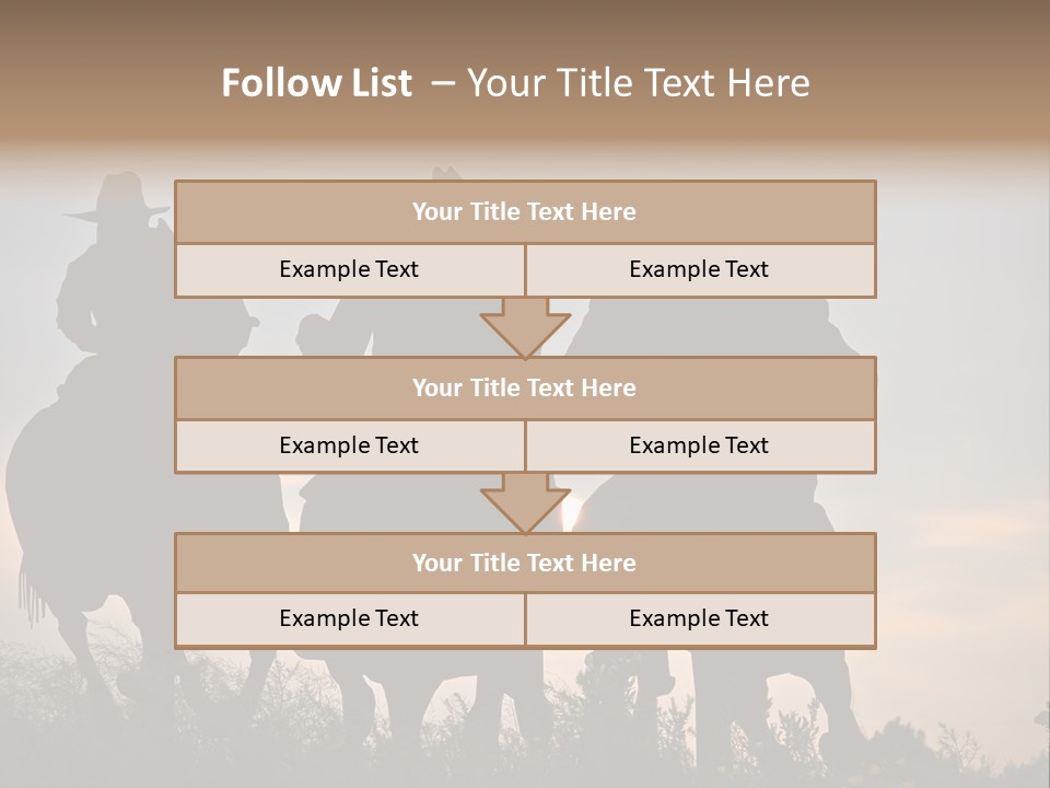 Sunrise Hat Sunset PowerPoint Template