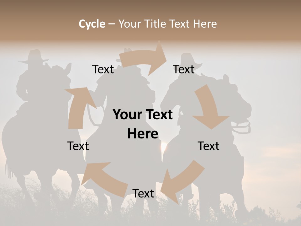 Sunrise Hat Sunset PowerPoint Template