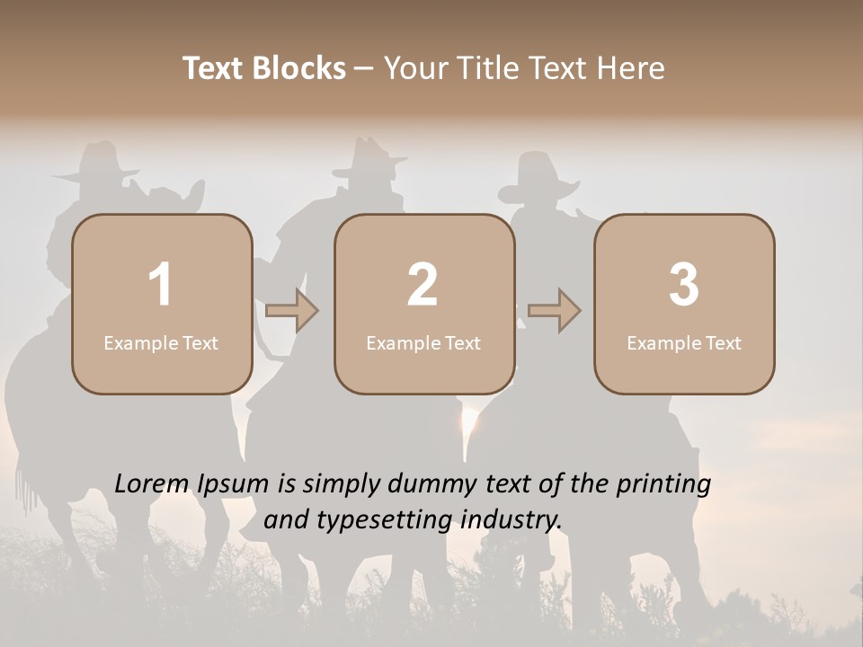 Sunrise Hat Sunset PowerPoint Template