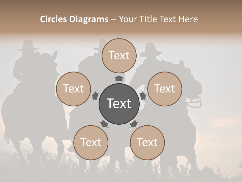 Sunrise Hat Sunset PowerPoint Template