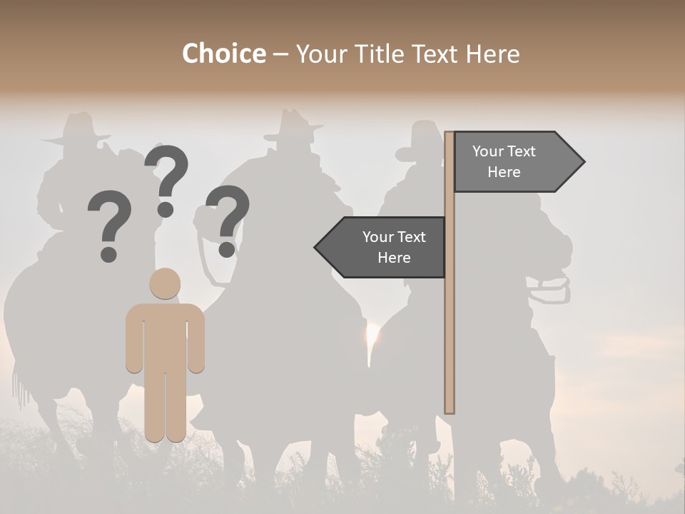 Sunrise Hat Sunset PowerPoint Template