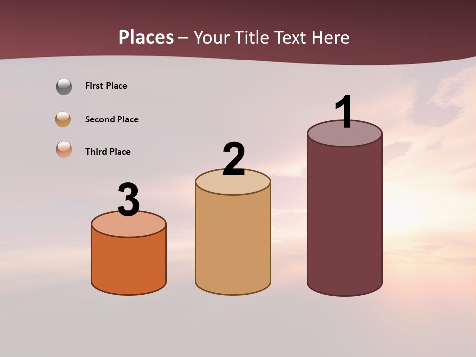 Sunset Background Climate PowerPoint Template