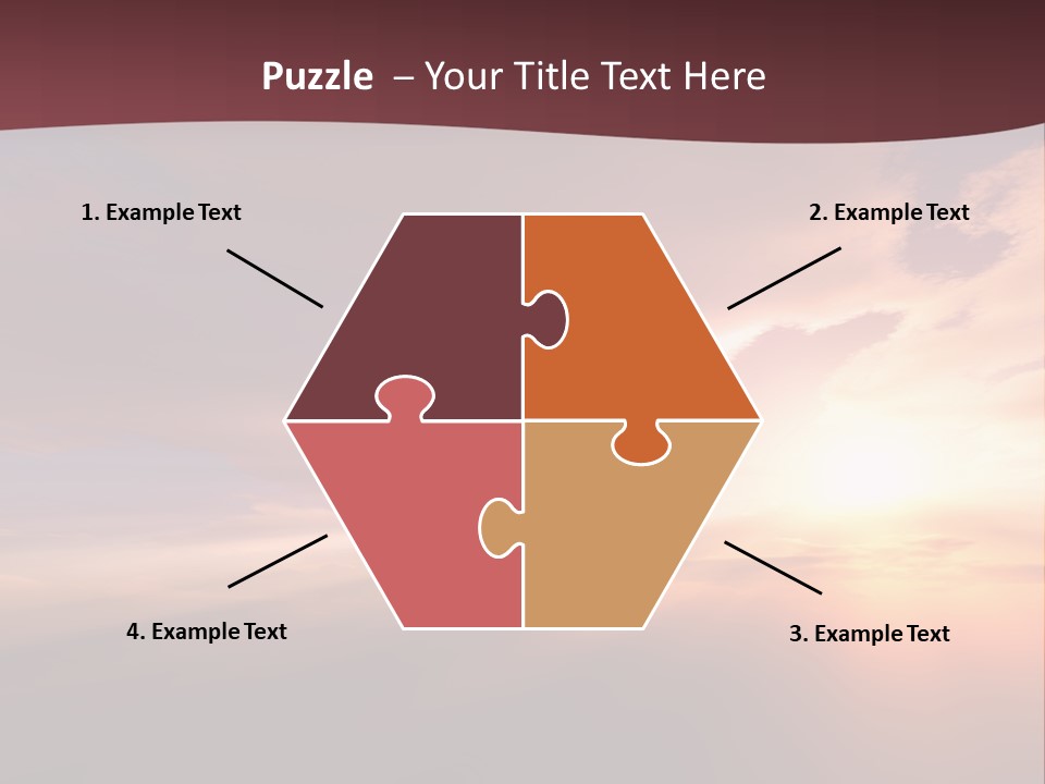 Sunset Background Climate PowerPoint Template