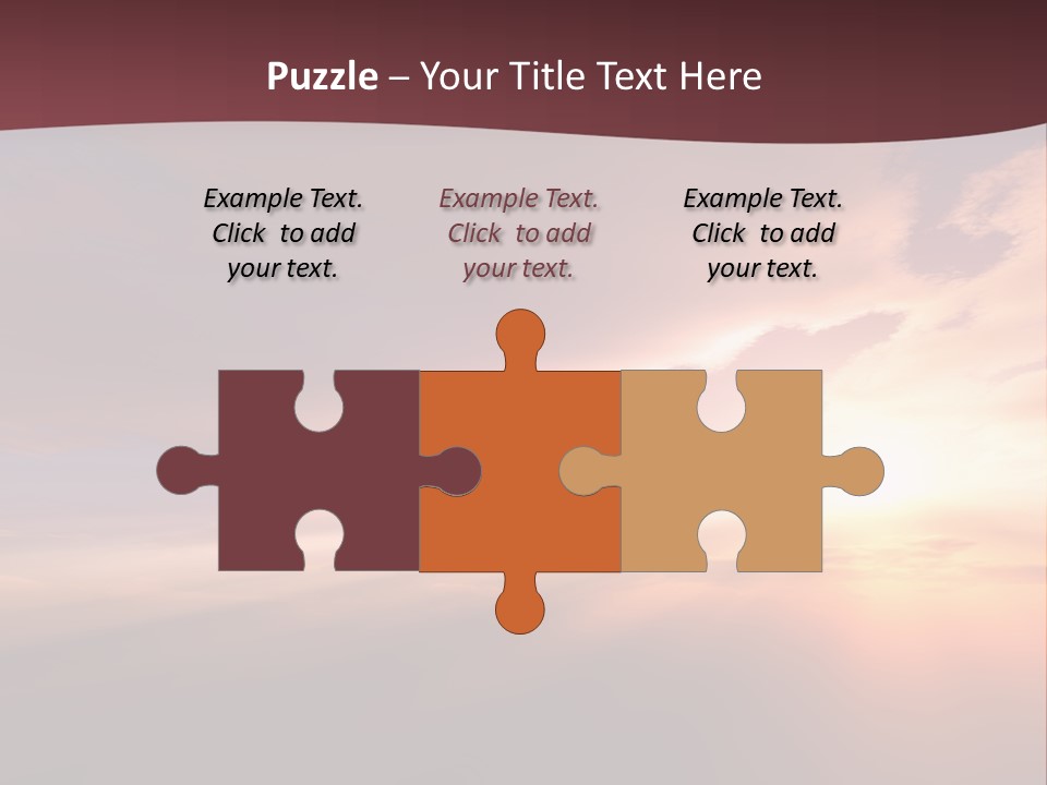 Sunset Background Climate PowerPoint Template