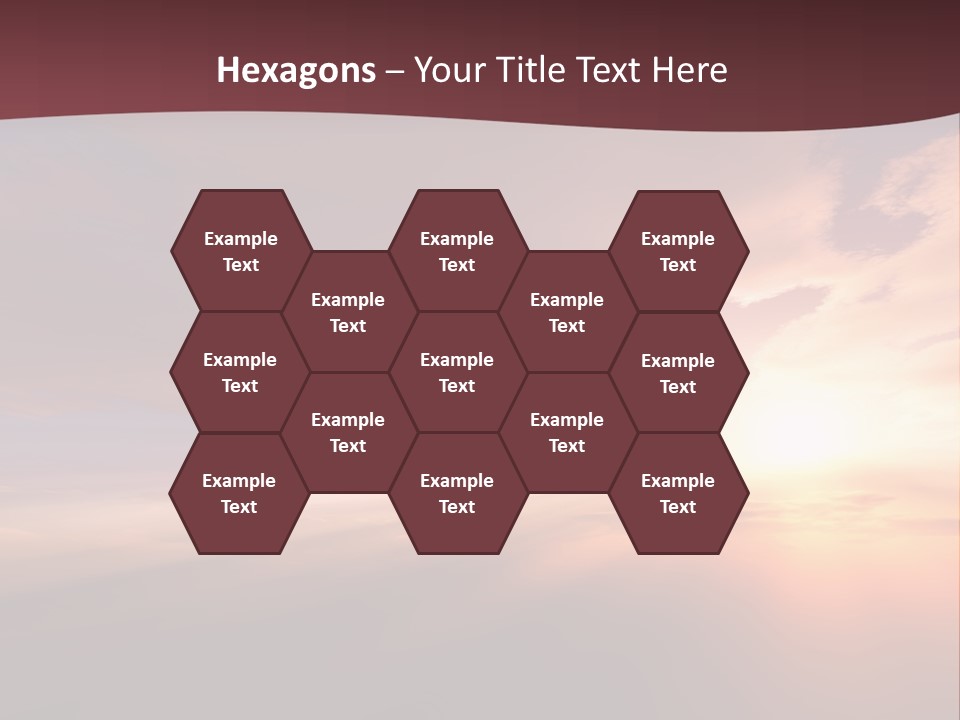 Sunset Background Climate PowerPoint Template