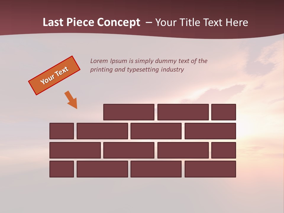 Sunset Background Climate PowerPoint Template