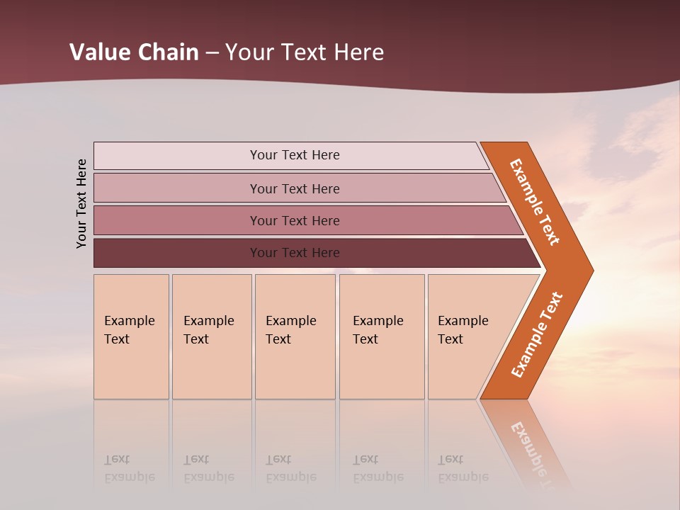 Sunset Background Climate PowerPoint Template