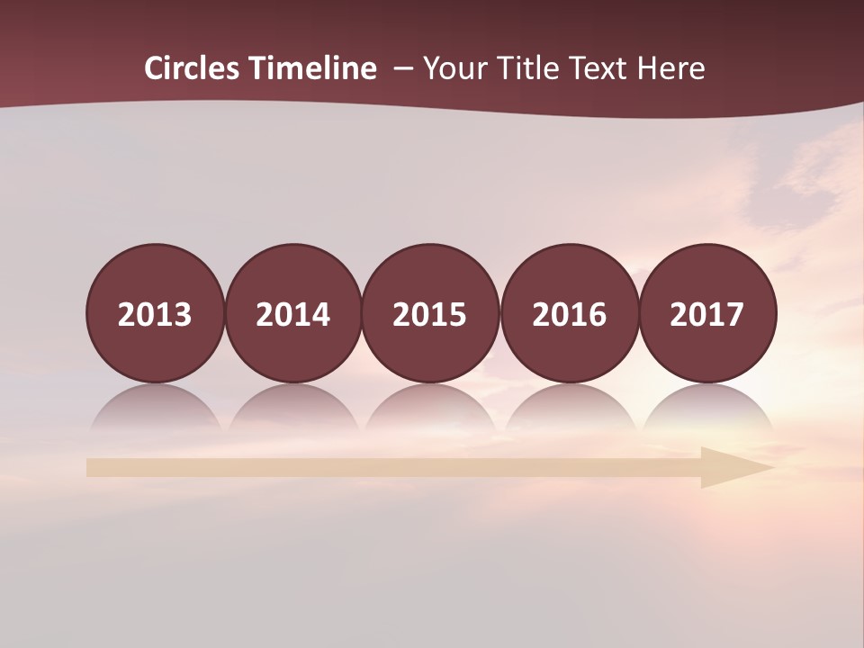 Sunset Background Climate PowerPoint Template