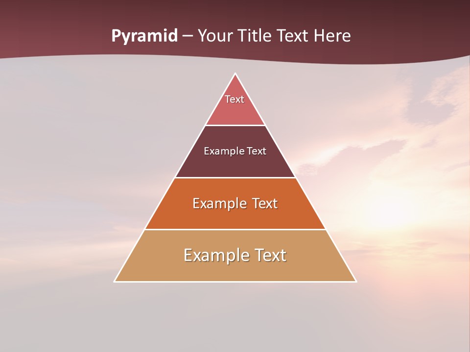 Sunset Background Climate PowerPoint Template