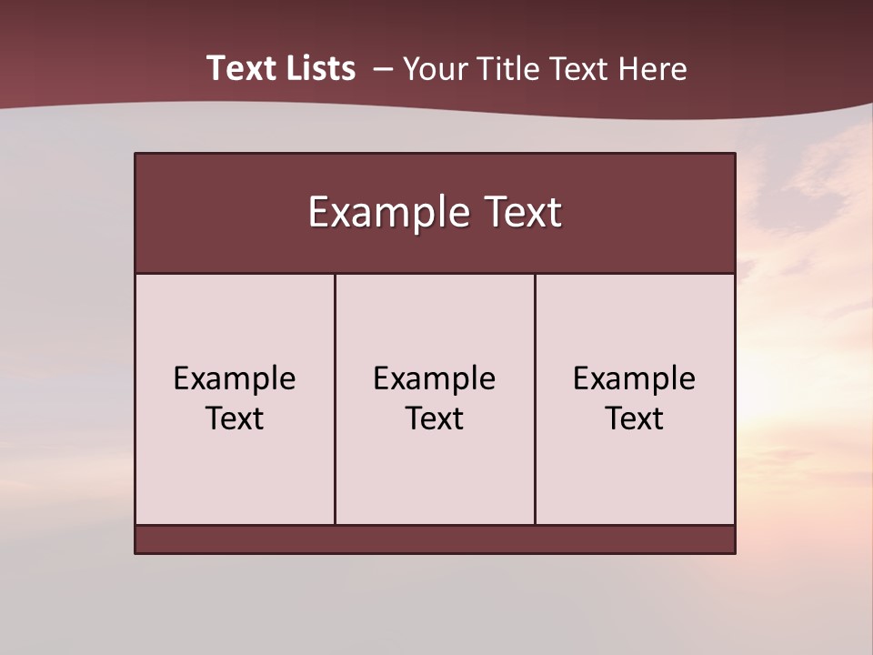 Sunset Background Climate PowerPoint Template