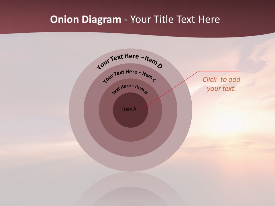 Sunset Background Climate PowerPoint Template