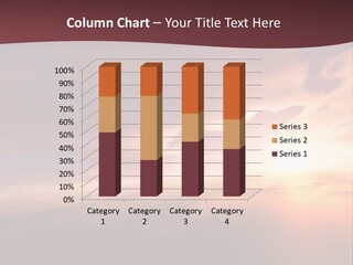 Sunset Background Climate PowerPoint Template