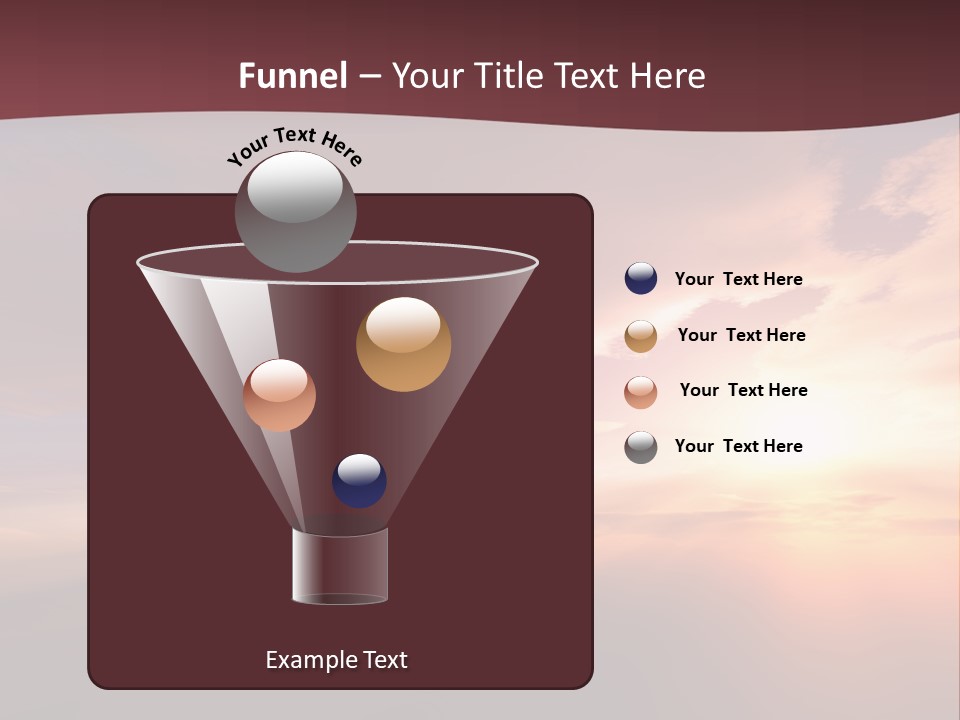 Sunset Background Climate PowerPoint Template