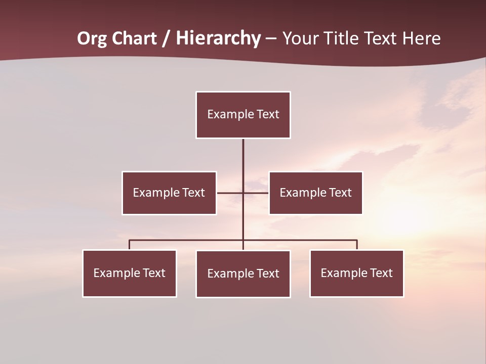 Sunset Background Climate PowerPoint Template
